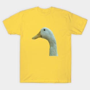 Neck Up Side Profile Of A Disgruntled Looking Duck T-Shirt